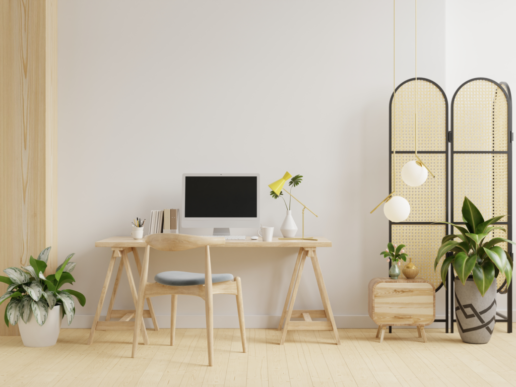 Coin Bureau à domicile en bois